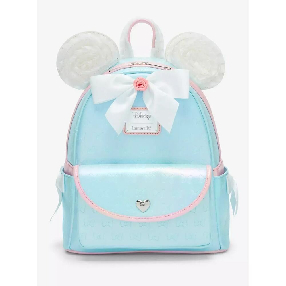 Loungefly Disney Minnie Mouse Ruffle Ears Mini Backpack